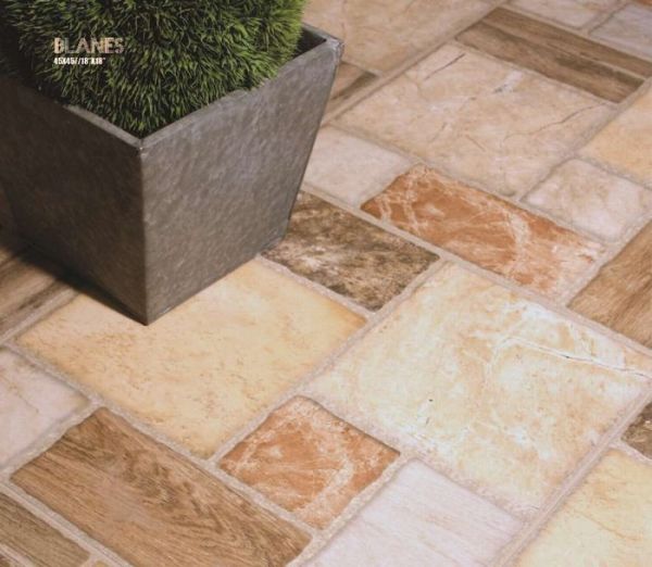 Ceramic tiles for exterior use