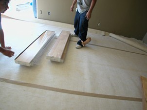 Floor installation Floor installation