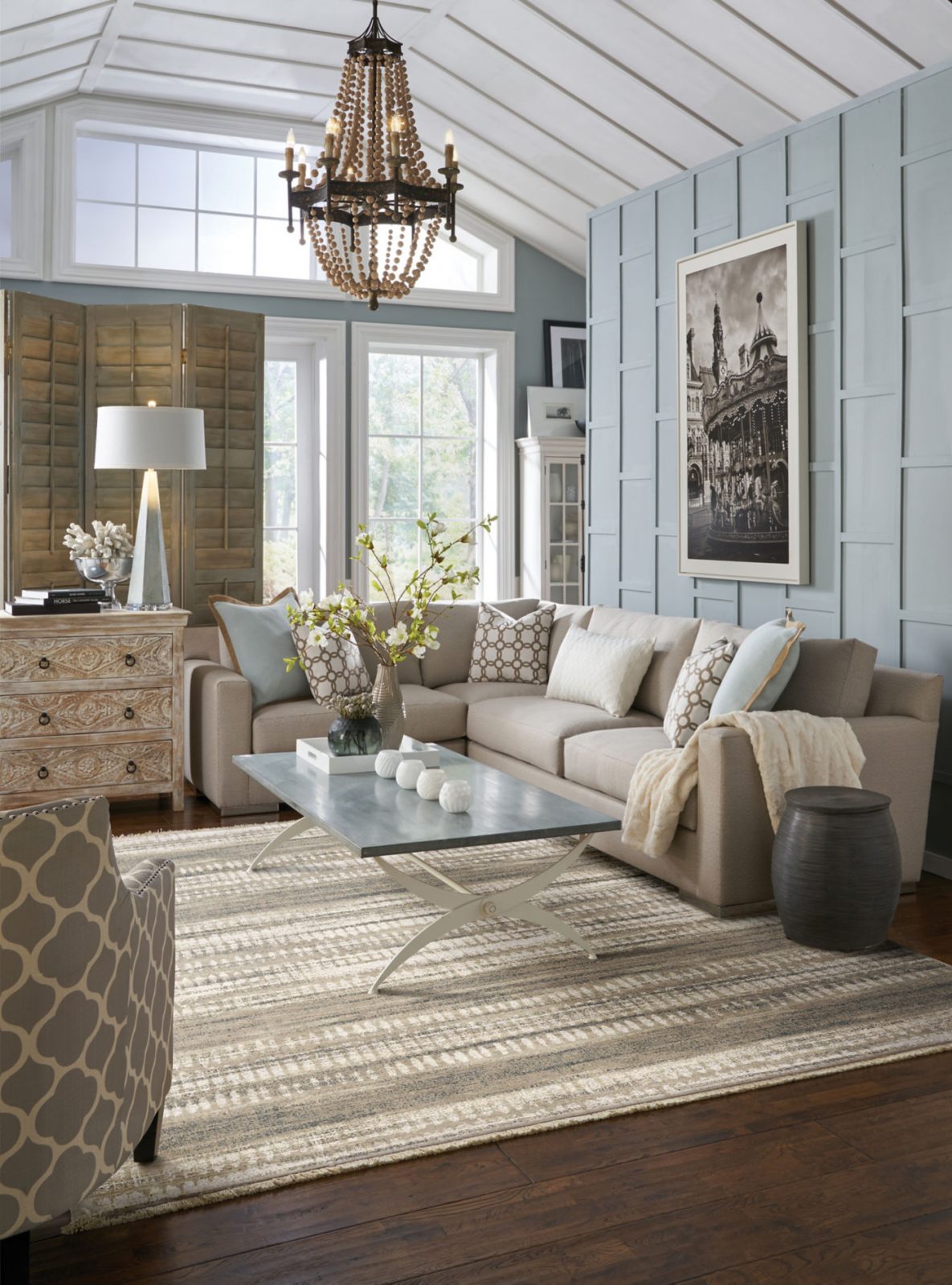 Karastan rug for posh living room | Dolphin Carpet & Tile