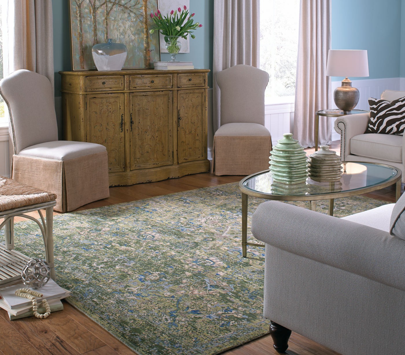 Karastan area rug for living room | Dolphin Carpet & Tile