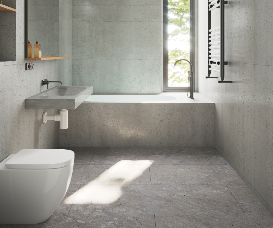 how to tile a bathroom floor in Coral Springs, FL from Dolphin Carpet & Tile