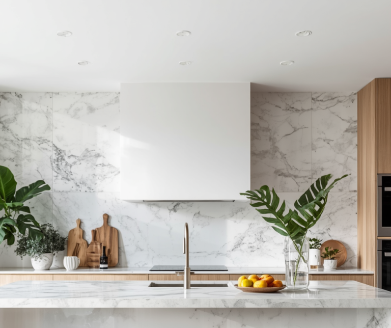 full slab backsplash vs tile backsplash in Miami, FL