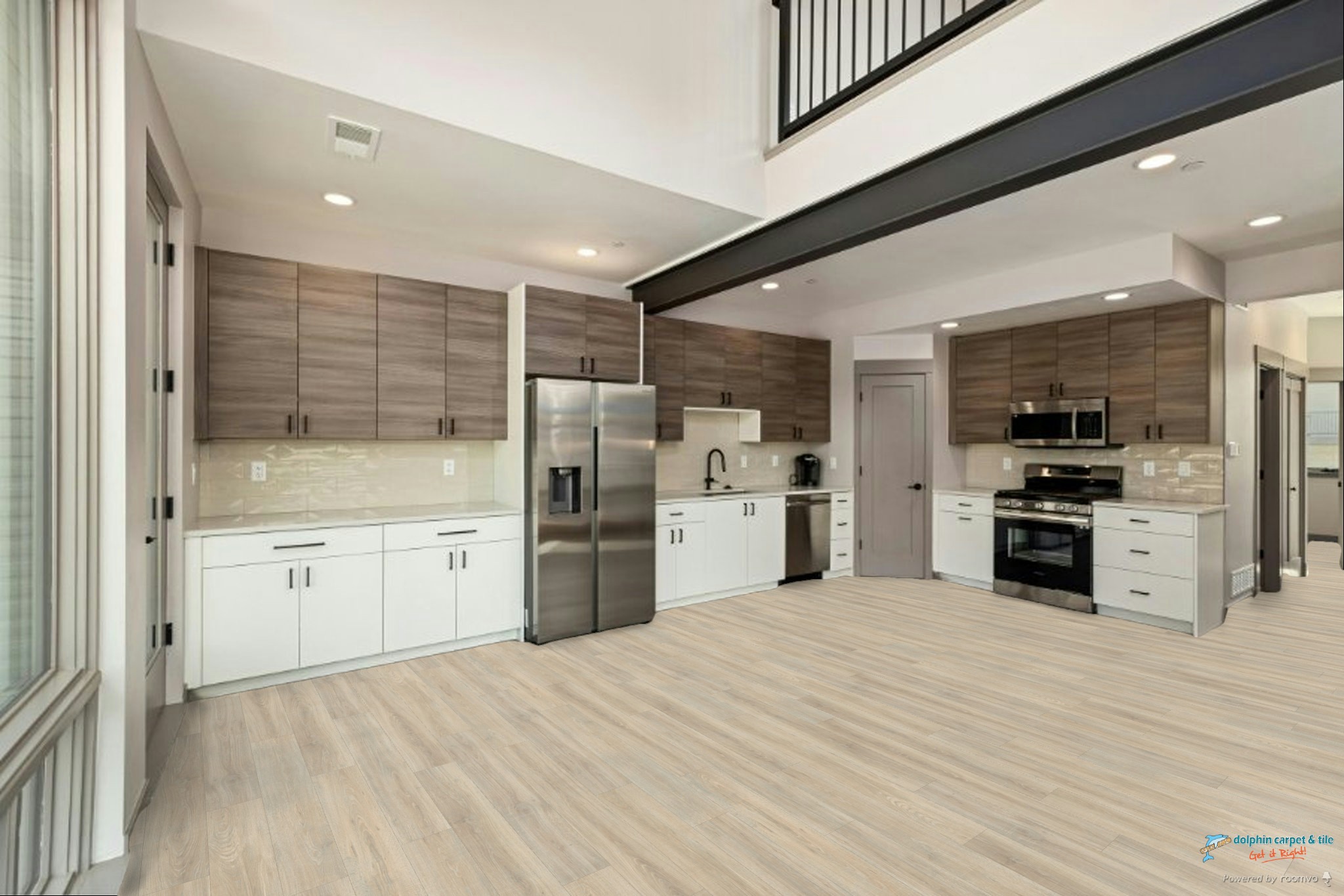 Dolphin carpet & tile laminate chestnut flooring