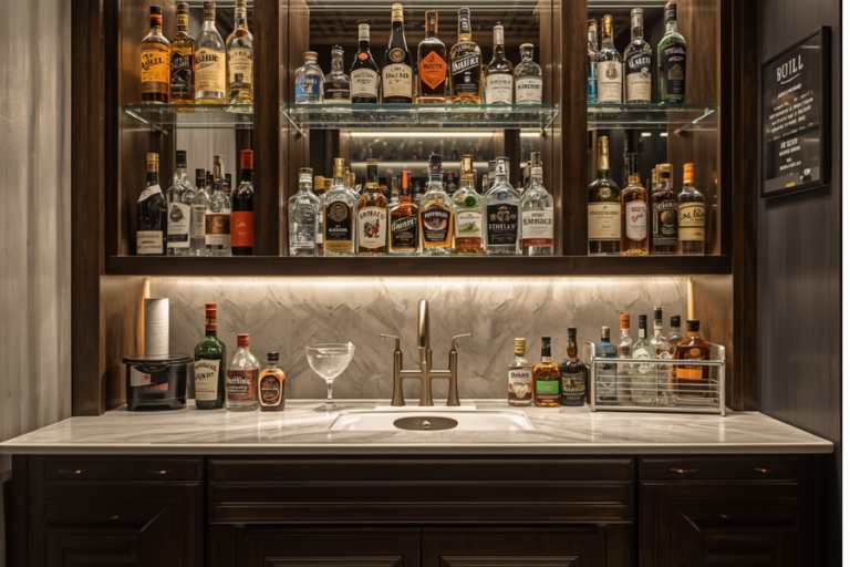 Wetbar tiles and design in Miami, FL