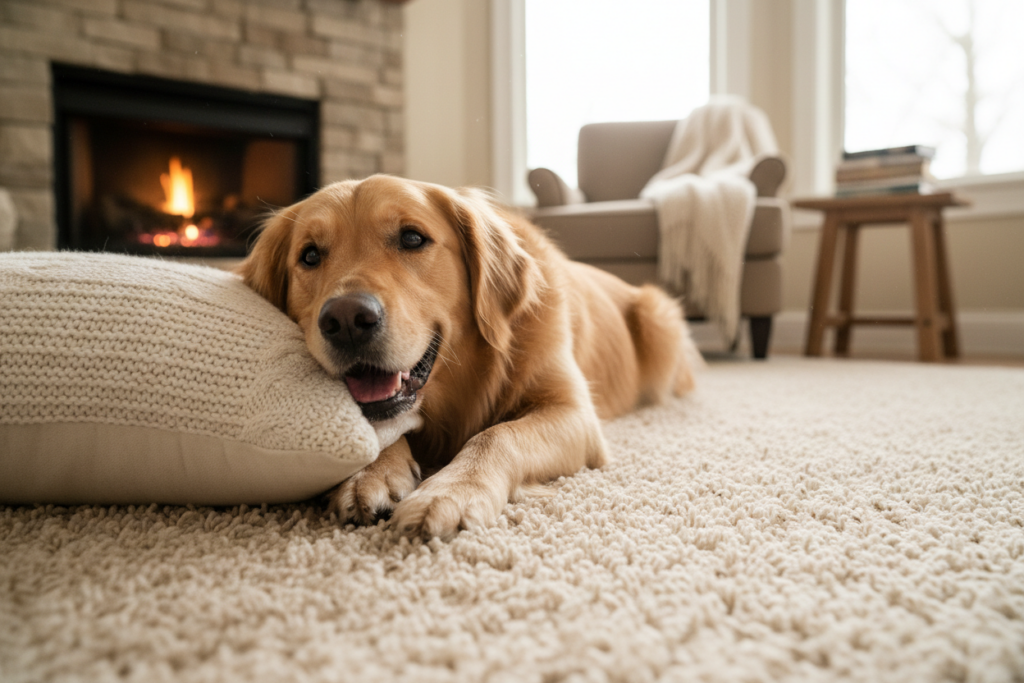 pet friendly carpet flooring in Miami, FL from Dolphin Carpet & Tile