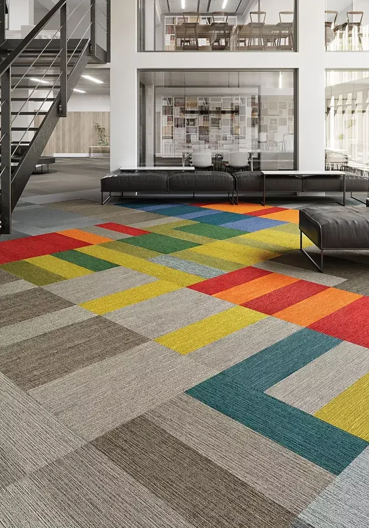 Commercial-Carpet-Lobby Commercial Carpet in Office Lobby | Dolphin Carpet & Tile