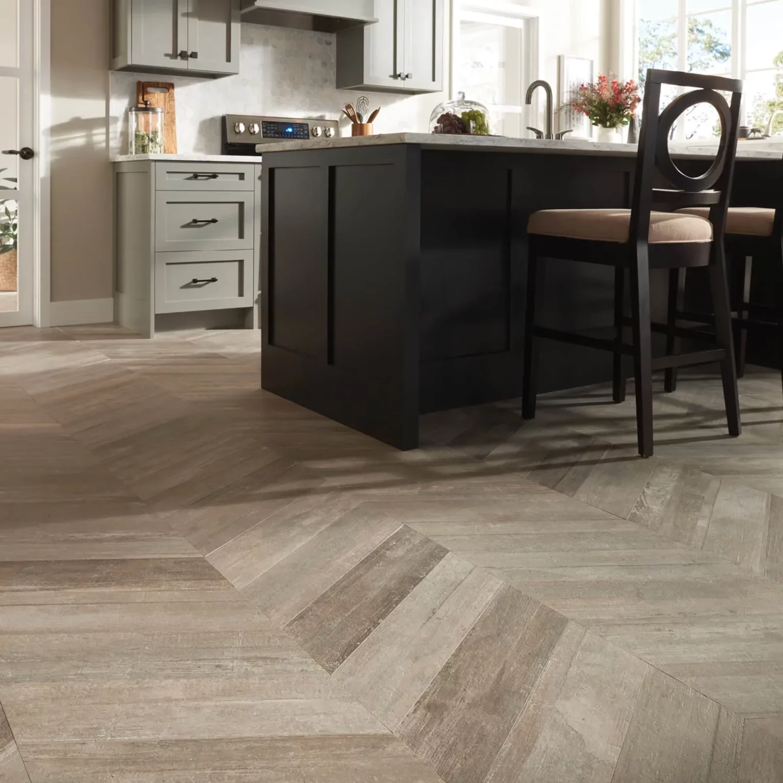 GleeChevron-CS63V-00700-Noce-6X20-wall-BocaHexPol-CS80M-00101-RM-H_1600x1600 Tile flooring | Dolphin Carpet & Tile
