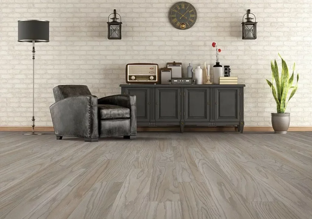 RMVSDR01_1-landscape Black sofa on floor | Dolphin Carpet & Tile