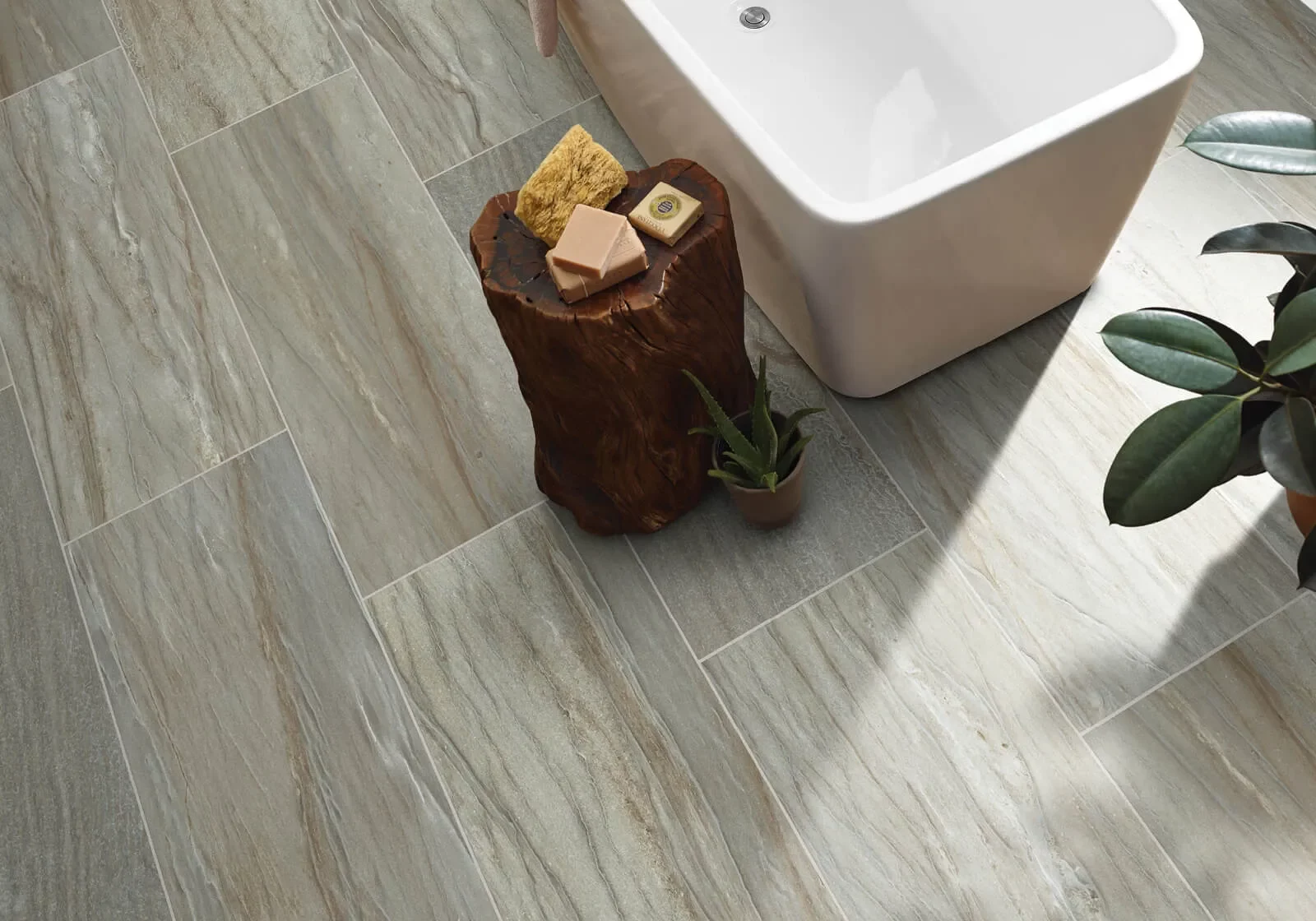 SanctuaryBathroom-TulumTide-12x24-CS87W-700-Maya-8U825-wall-Rhythm-12x24-CS46Z-101-SmoothJazz-8U368-Detail_1600x1600 Bathroom tile | Dolphin Carpet & Tile