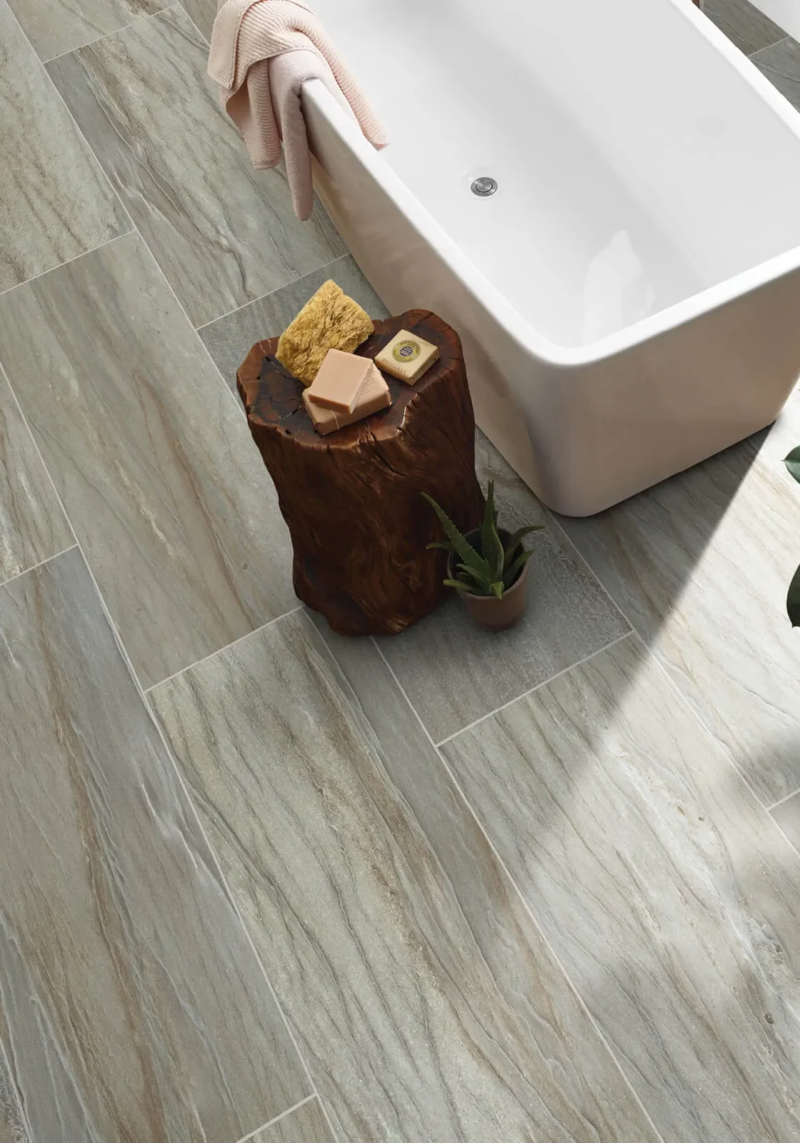 SanctuaryBathroom-TulumTide-12x24-CS87W-700-Maya-8U825-wall-Rhythm-12x24-CS46Z-101-SmoothJazz-8U368-Detail_1600x1600 Bathroom tile | Dolphin Carpet & Tile