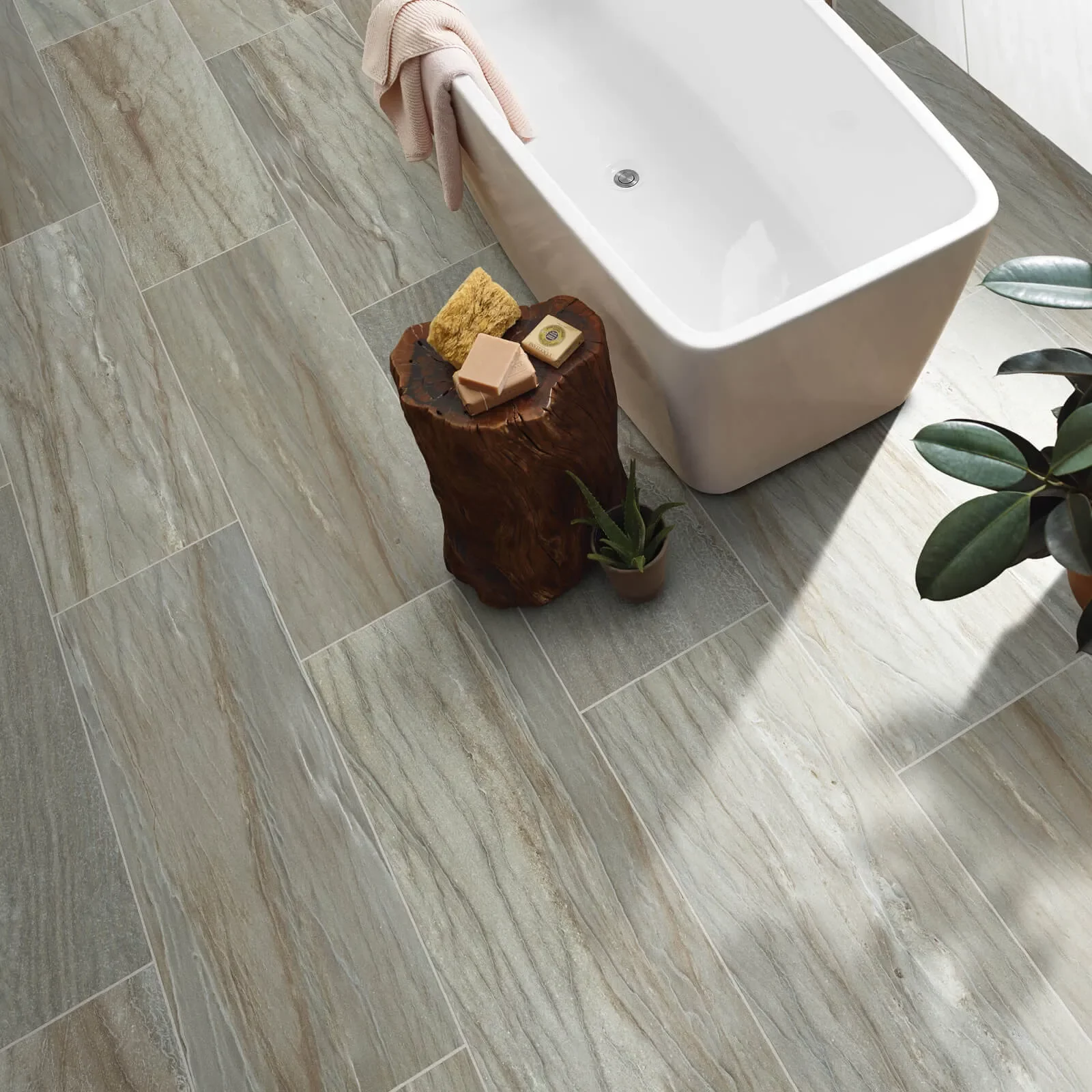 SanctuaryBathroom-TulumTide-12x24-CS87W-700-Maya-8U825-wall-Rhythm-12x24-CS46Z-101-SmoothJazz-8U368-Detail_1600x1600 Bathroom tile | Dolphin Carpet & Tile